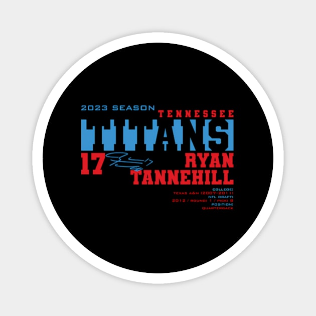 Tannehill - Titans - 2023 Magnet by Ro Go Dan